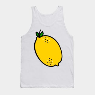 Lemon Lover Pattern Tank Top
